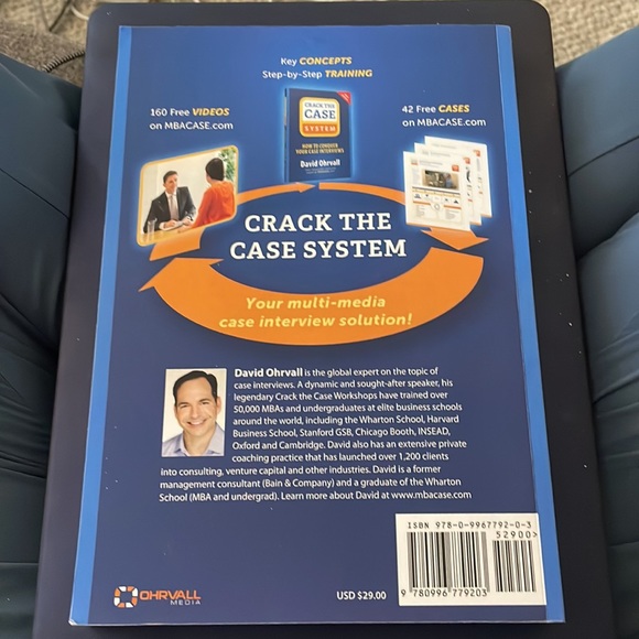 BOGO Crack the Case system How to conquer your case intervie David Ohrvall Book - Picture 2 of 7